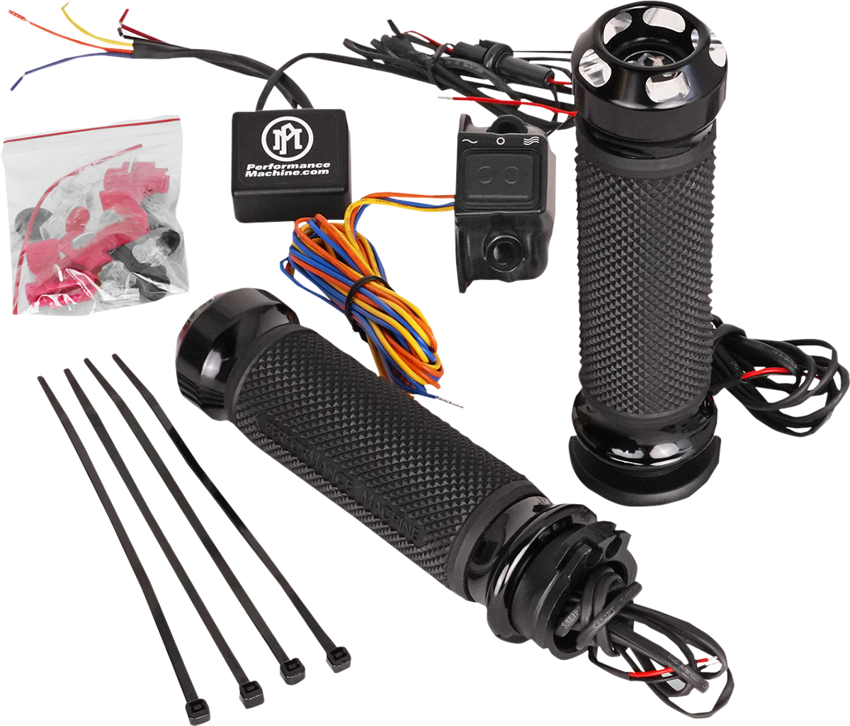 PERFORMANCE MACHINE (PM) Apex Heated Grips - FLTRX - Contrast Cut 0063-2095-BM — image 2