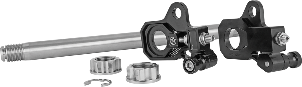 PERFORMANCE MACHINE (PM) Axle Adjuster Kit - Rear - Black 0117-0028M-B — image 2