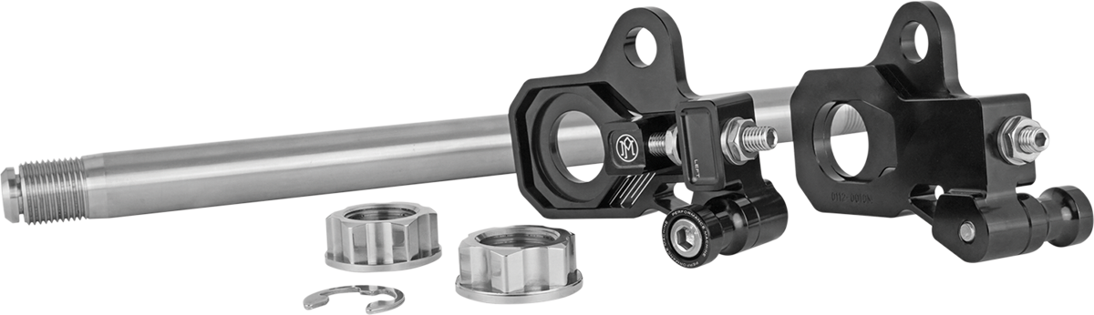 PERFORMANCE MACHINE (PM) Axle Adjuster Kit - Rear - Black 0117-0028M-B — image 2