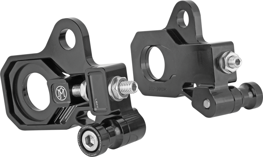 PERFORMANCE MACHINE (PM) Axle Adjuster Kit - Rear - Black 0117-0028M-B — image 4
