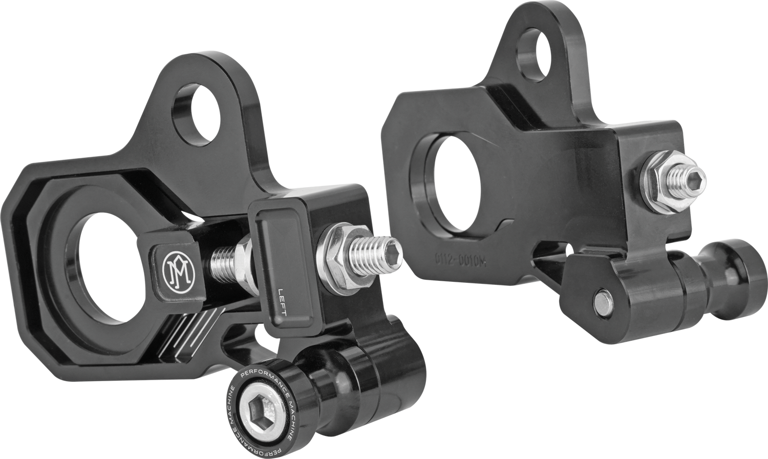 PERFORMANCE MACHINE (PM) Axle Adjuster Kit - Rear - Black 0117-0028M-B — image 4