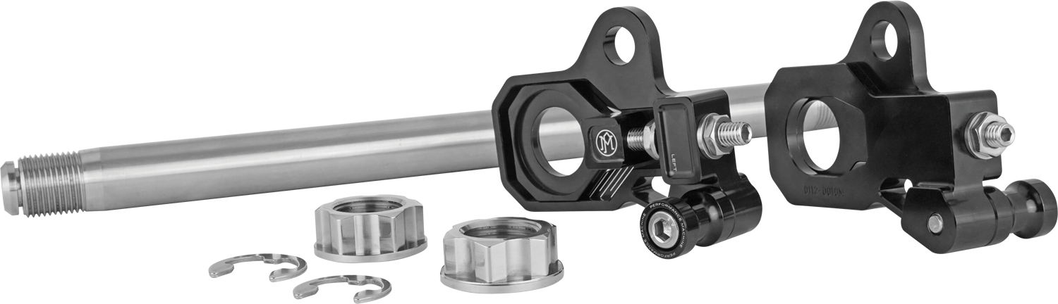 PERFORMANCE MACHINE (PM) Axle Adjuster Kit - Rear - Black 0117-0028M-B — image 5