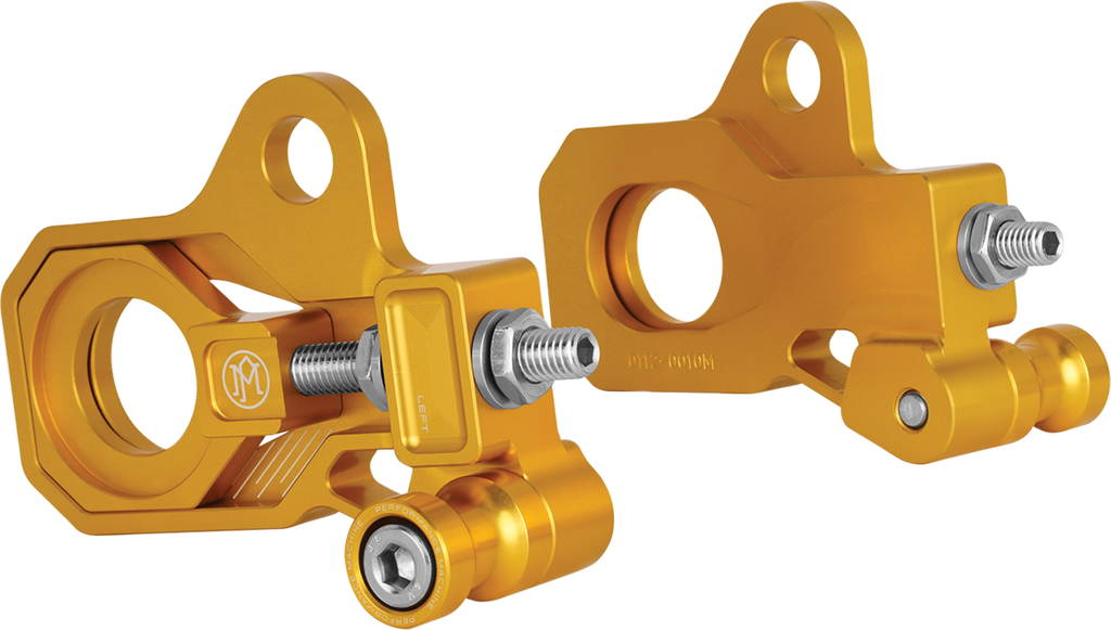PERFORMANCE MACHINE (PM) Axle Adjuster Kit - Rear - Gold 0117-0028M-G — image 3