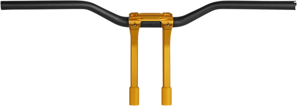 PERFORMANCE MACHINE (PM) Phatbar & Riser Kit - External Wiring - 9" - Gold Ops 0208-2186M-SMG — image 1