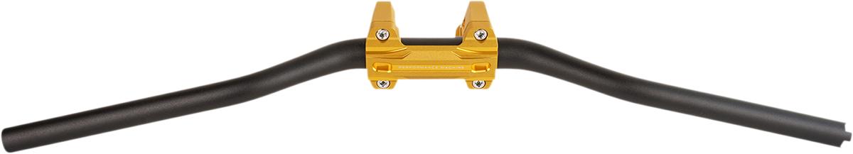 PERFORMANCE MACHINE (PM) Phatbar & Riser Kit - External Wiring - 9" - Gold Ops 0208-2186M-SMG — image 2