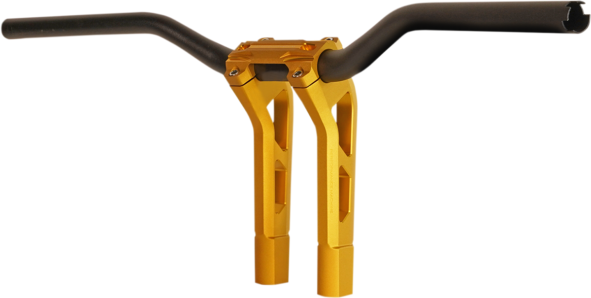 PERFORMANCE MACHINE (PM) Phatbar & Riser Kit - External Wiring - 9" - Gold Ops 0208-2186M-SMG — image 5