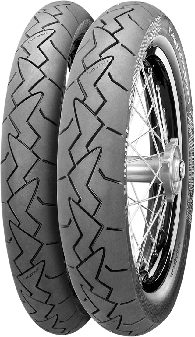 CONTINENTAL Tire - ClassicAttack - Front - 90/90R18 - 51V 02443340000 — image 2