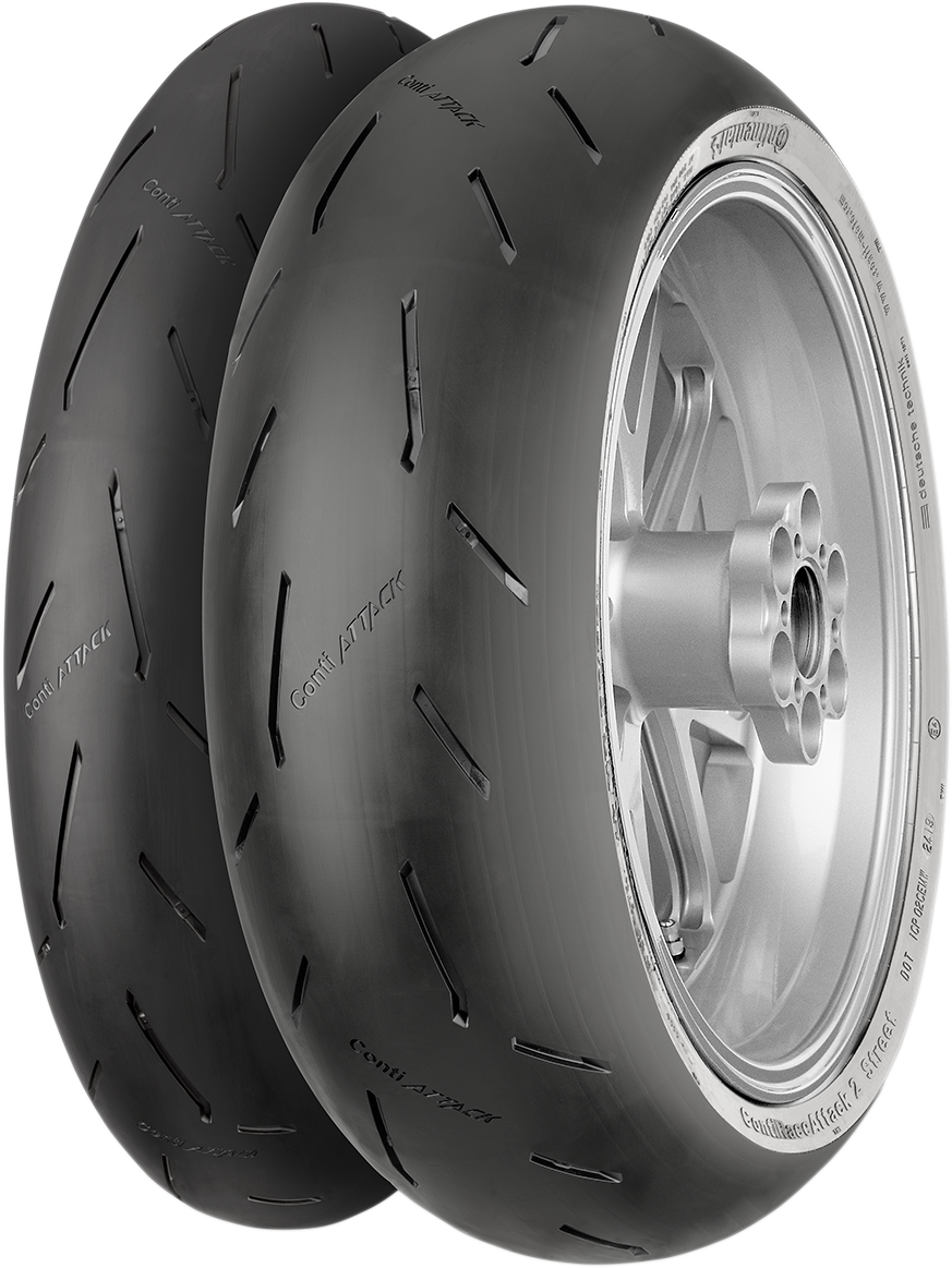 CONTINENTAL Tire - ContiRaceAttack 2 Street - Rear - 190/50ZR17 - (73W) 02446600000 — image 1