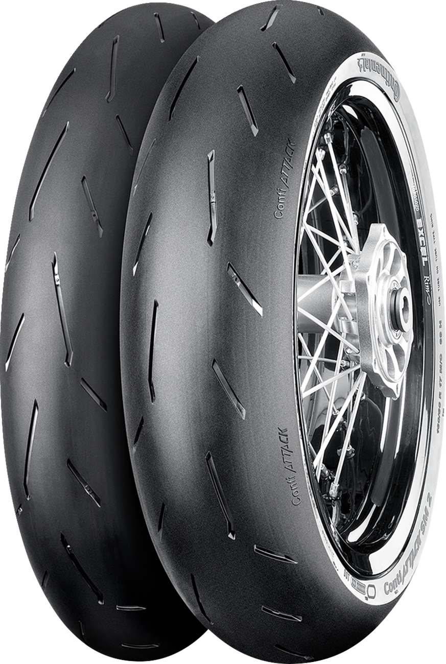 CONTINENTAL Tire - ContiAttack SM 2 - Front - 120/70R17 - 58H 02447740000 — image 1