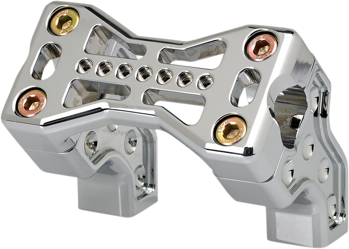 JOKER MACHINE Bridge Handlebar Riser Kit - Pullback - Chrome 03-866-1C — image 1