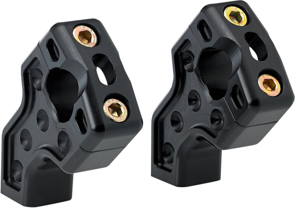 JOKER MACHINE Pullback Handlebar Risers - Black 03-866B — image 1