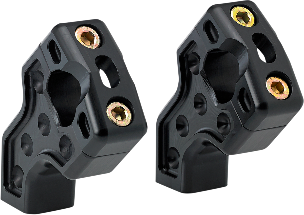 JOKER MACHINE Pullback Handlebar Risers - Black 03-866B — image 1