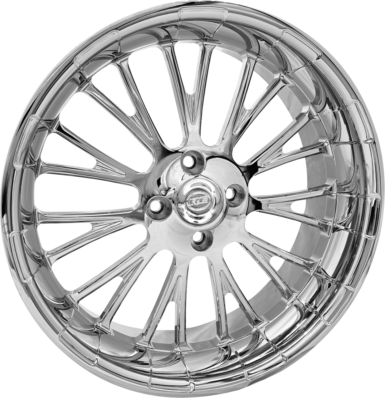 RC COMPONENTS Wheel - Dynasty - Rear - Chrome - 18x7 - Trike — image 1