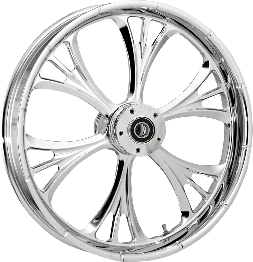 RC COMPONENTS Wheel for Hub Mounted Rotor - Majestic - Front - Chrome - 21x3.5 — image 1