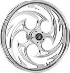 RC COMPONENTS Wheel for Hub Mounted Rotor - Savage - Front - Chrome - 21x3.5 — image 1