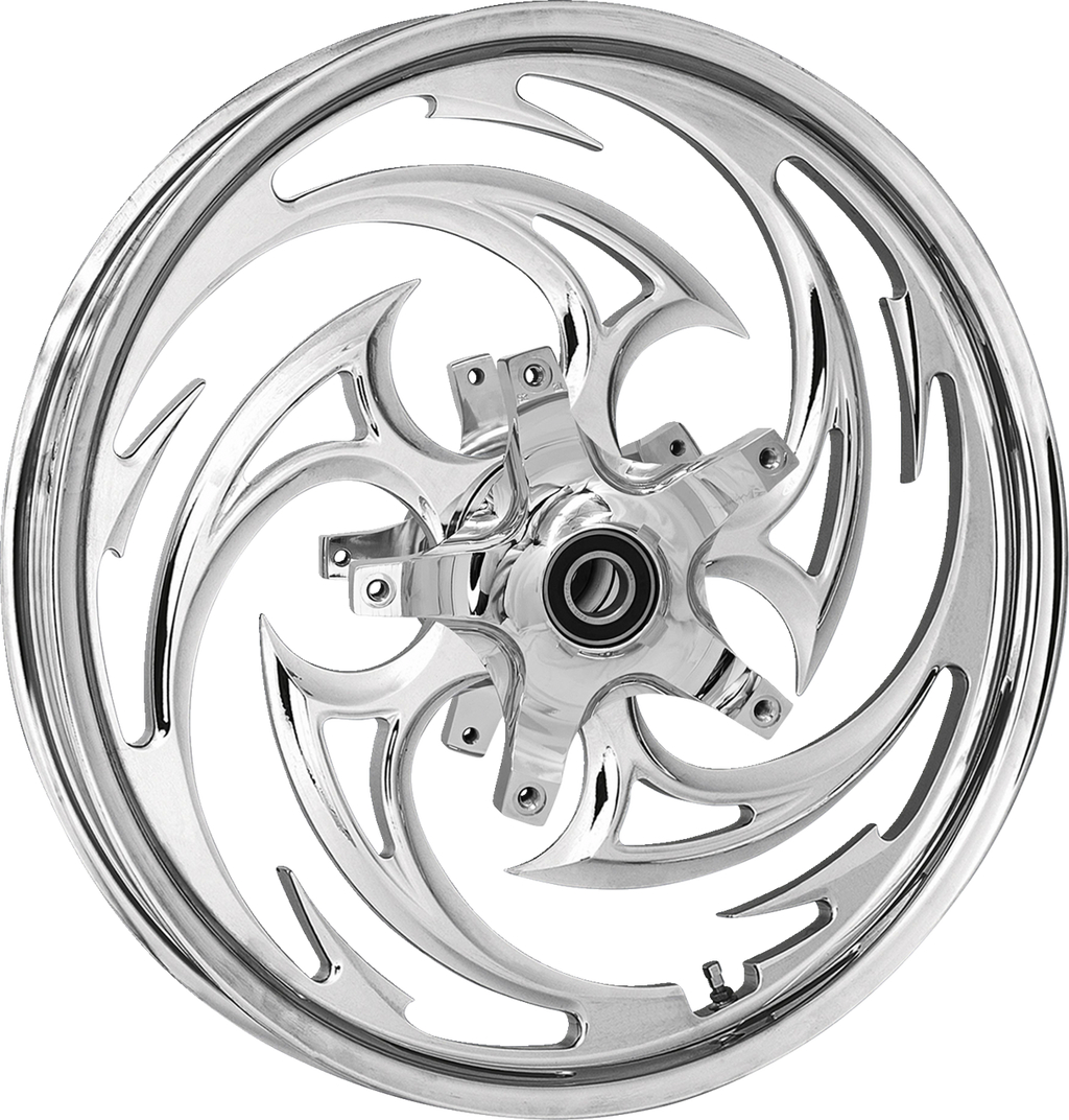 RC COMPONENTS Wheel for Hub Mounted Rotor - Savage - Front - Chrome - 21x3.5 — image 3