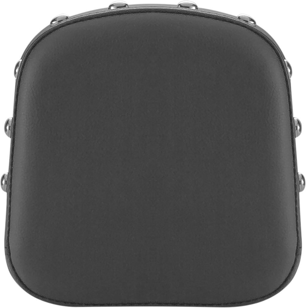 SADDLEMEN Sissy Bar Pad - Smooth - Black - Studded - FL/FX '97-'23 040701 — image 1