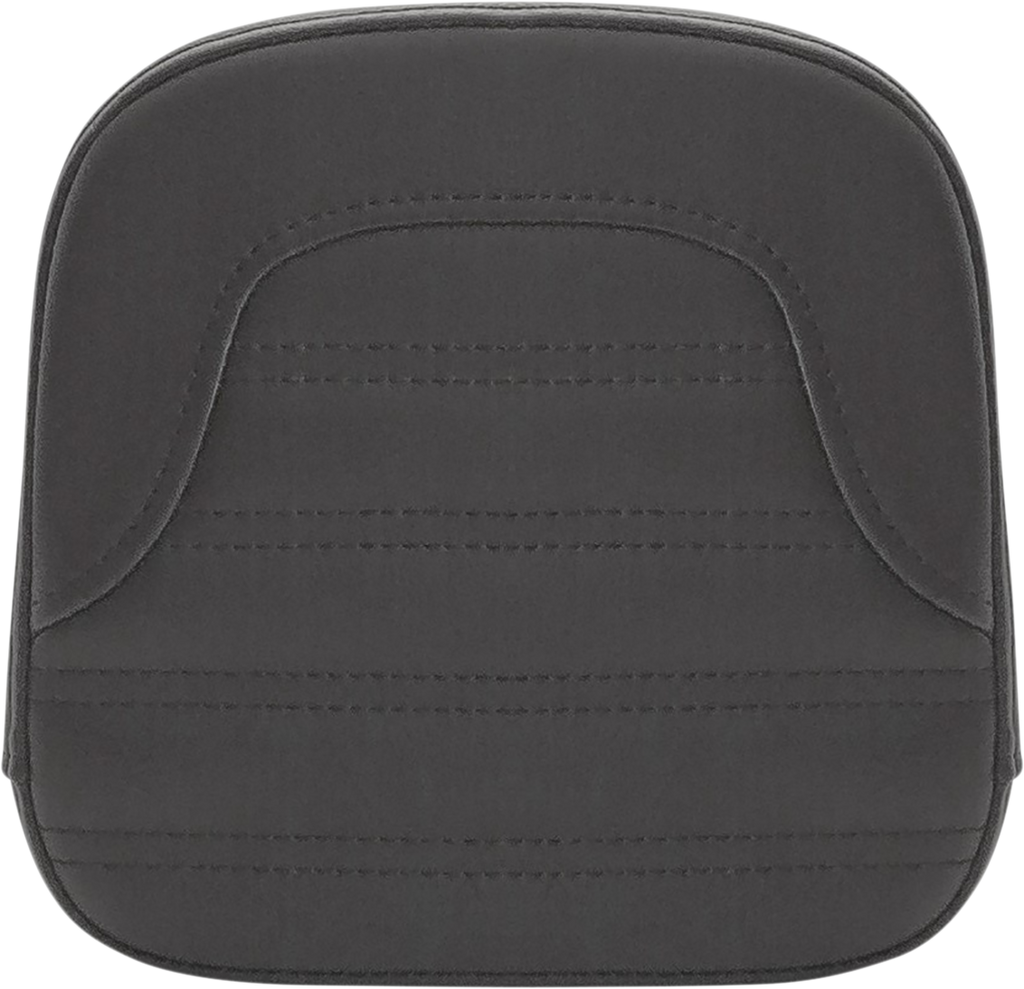 SADDLEMEN Sissy Bar Pad - Roll & Pleat - Black - FL/FX '97-'23 040761 — image 1