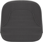 SADDLEMEN Sissy Bar Pad - Roll & Pleat - Black - FL/FX '97-'23 040761 — image 1