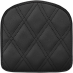 SADDLEMEN Sissy Bar Pad - Roll & Pleat - Black - FL/FX '97-'23 040761 — image 2