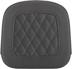 SADDLEMEN Sissy Bar Pad - Lattice Stitched - Black - FL/FX '97-'23 0407SM — image 1