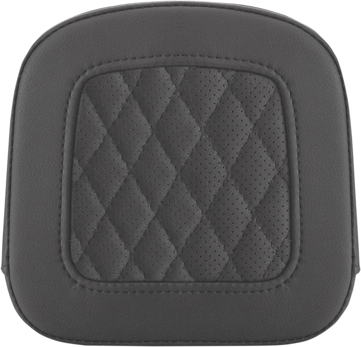 SADDLEMEN Sissy Bar Pad - Lattice Stitched - Black - FL/FX '97-'23 0407SM — image 1