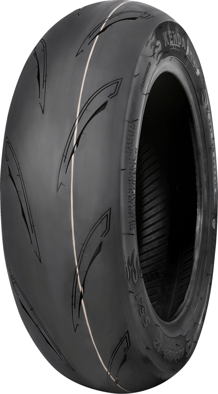 KENDA Tire - KD2 Kwick - Front - 100/90-12 - 62J 04KD21009012 — image 1