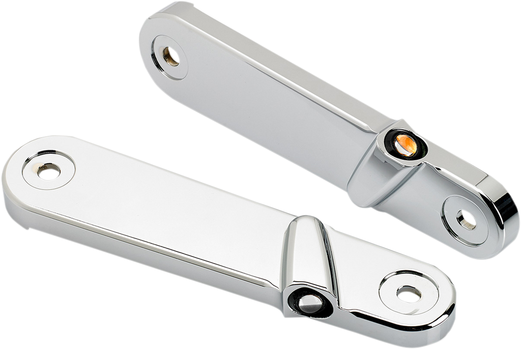 JOKER MACHINE Streamliner Turn Signals - Finned - Chrome 05-210-3 — image 2