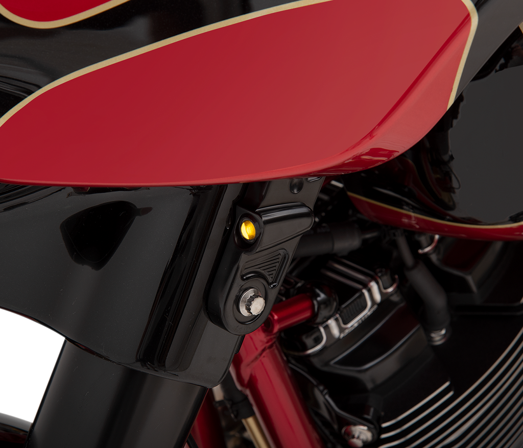JOKER MACHINE Streamliner Turn Signals - Techno - Black 05-212-1 — image 2