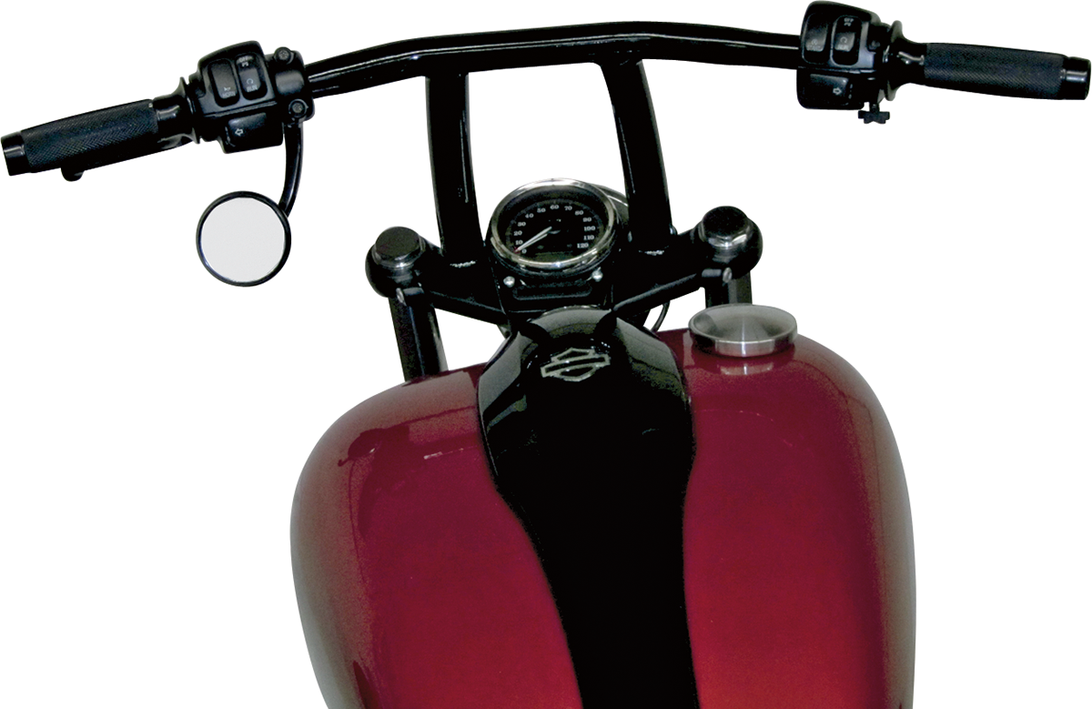TODD'S CYCLE 1-1/4" Blackline Club Handlebar - 9" - Black 0601-1881 — image 2