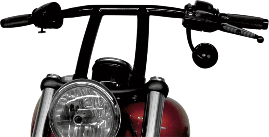 TODD'S CYCLE 1-1/4" Blackline Club Handlebar - 9" - Black 0601-1881 — image 3