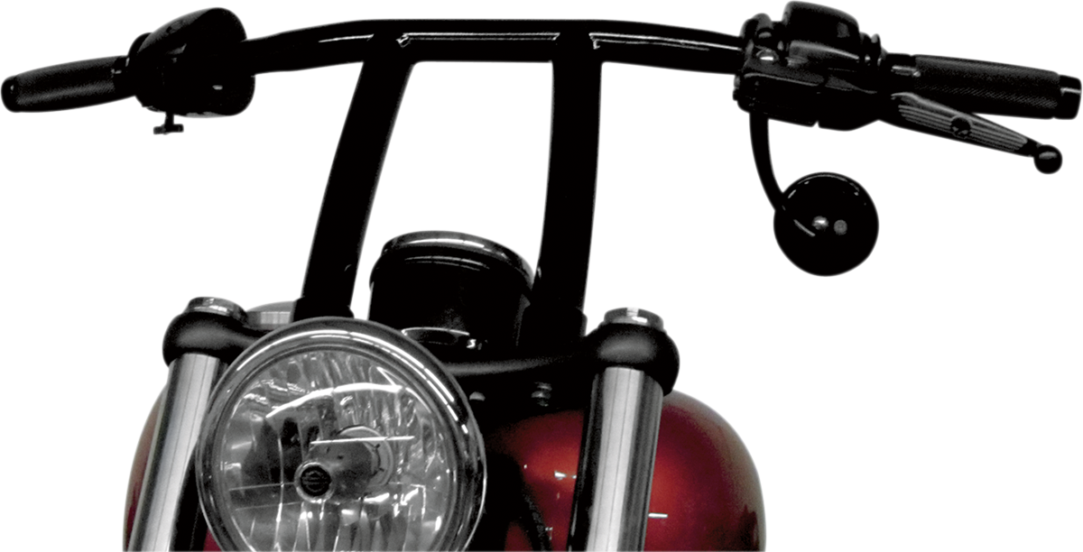 TODD'S CYCLE 1-1/4" Blackline Club Handlebar - 9" - Black 0601-1881 — image 3