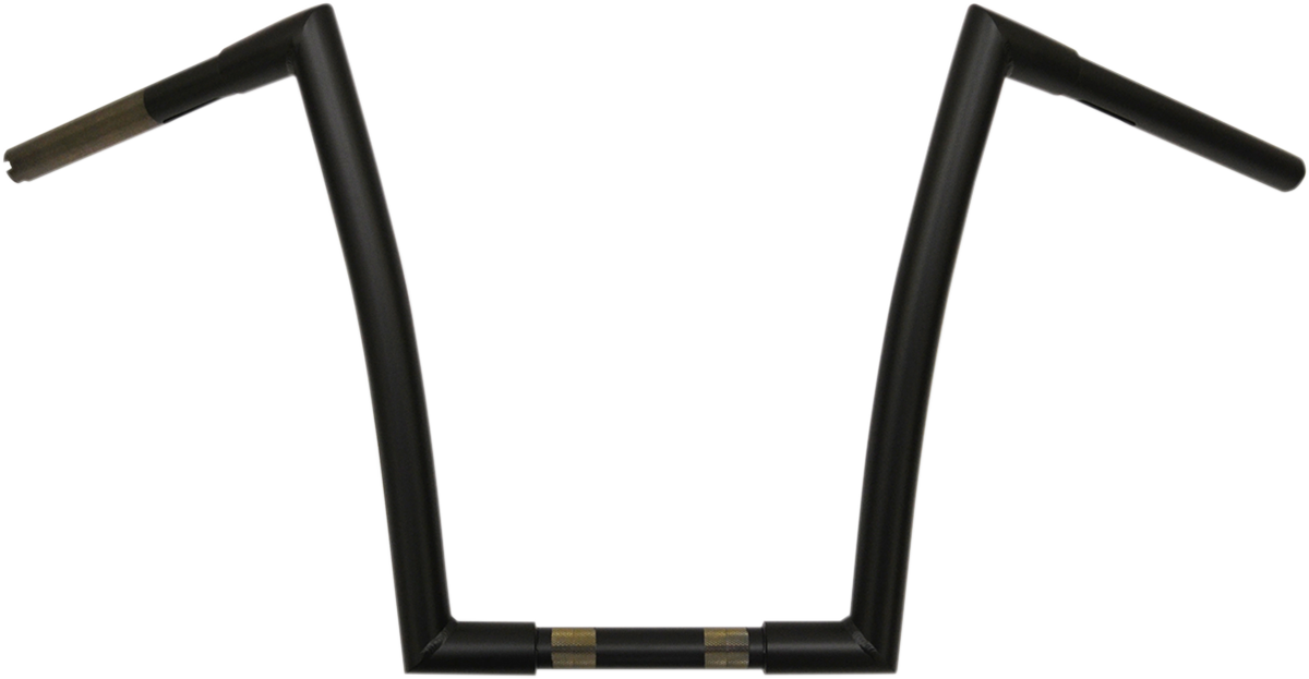 TODD'S CYCLE 1-1/4" Strip Handlebar - 14" Rise - Flat Black 0601-2552 — image 1