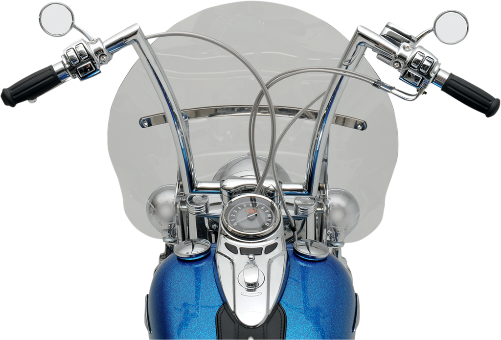 TODD'S CYCLE 1-1/4" Strip Handlebar - 17" Rise - Chrome 0601-2707 — image 2