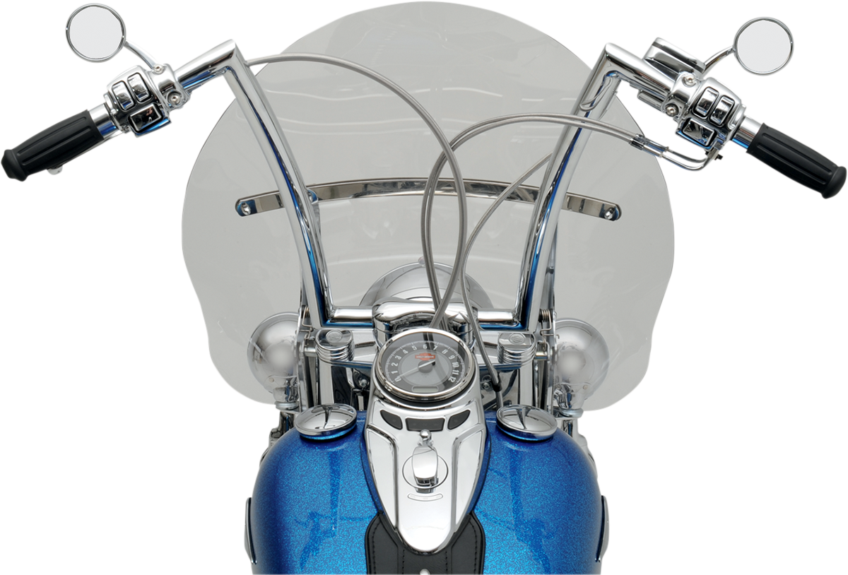 TODD'S CYCLE 1-1/4" Strip Handlebar - 17" Rise - Chrome 0601-2707 — image 2