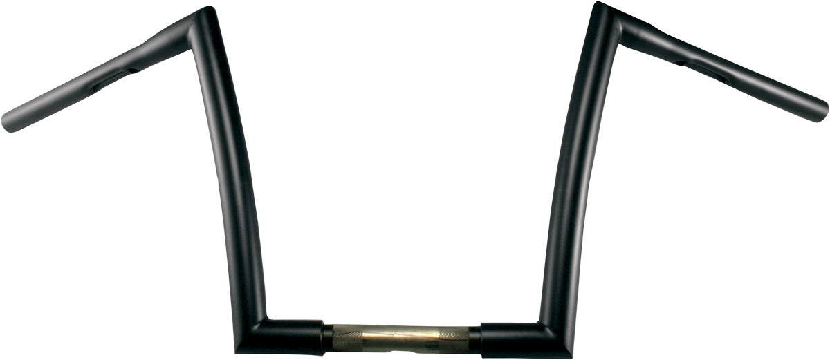 TODD'S CYCLE 1-1/4" Strip Handlebar - 12" Rise - Flat Black 0601-2713 — image 1