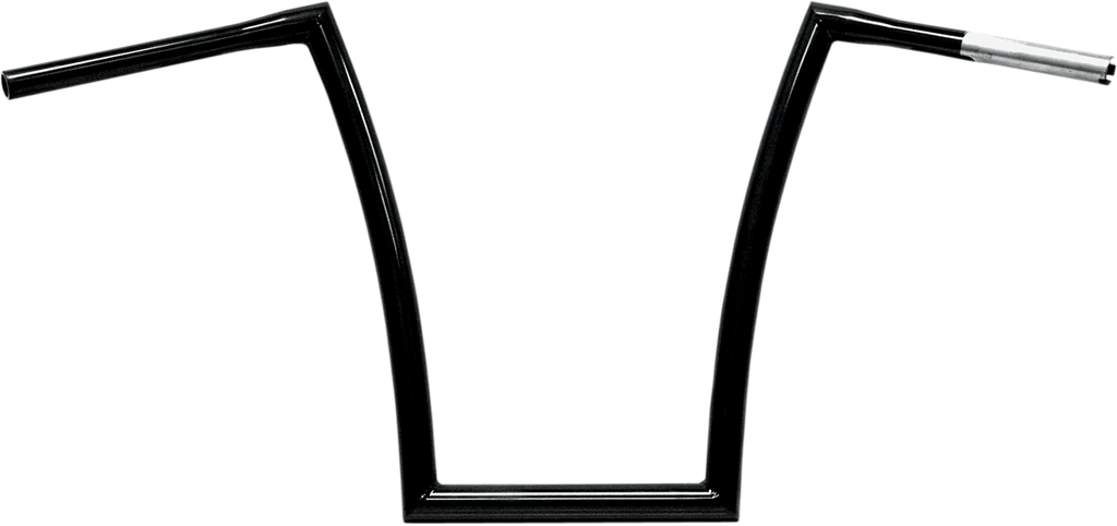 TODD'S CYCLE 1-1/4" Strip Handlebar - Strip - Fat Bobber - 12" Rise - Black 0601-2726 — image 2