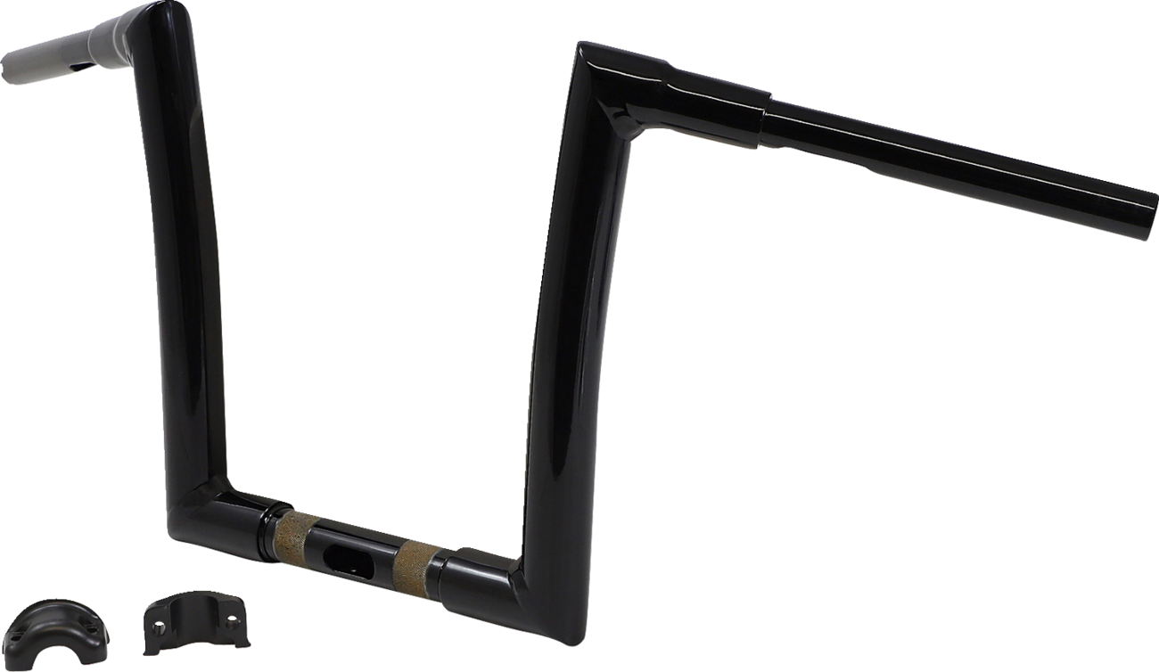 TODD'S CYCLE Handlebar - 1-1/2" Strip - 12" - Gloss Black - Road Glide 0601-5731 — image 2