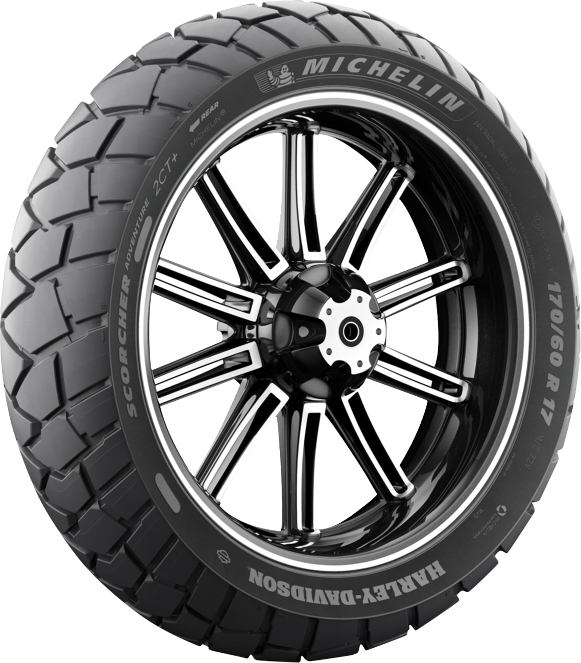 MICHELIN Tire - Scorcher Adventure - Rear - 170/60R17 - 72V 06587 — image 2