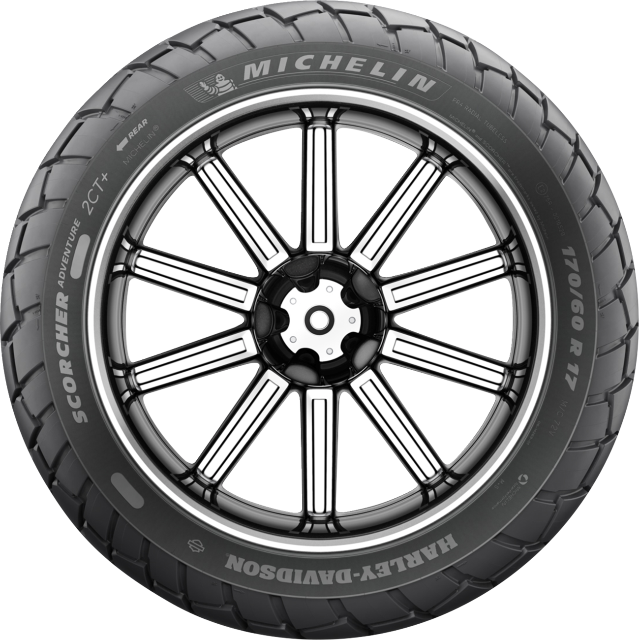 MICHELIN Tire - Scorcher Adventure - Rear - 170/60R17 - 72V 06587 — image 3