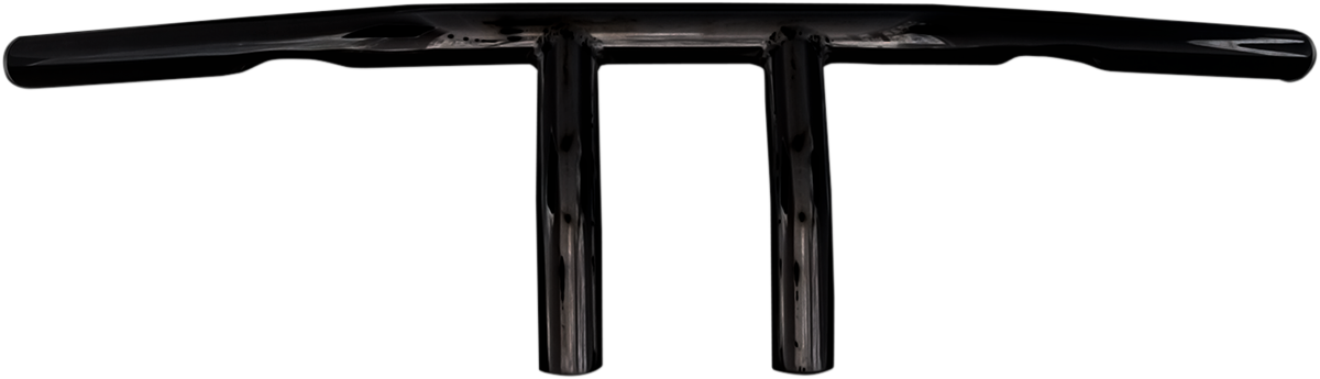 EMGO 1" T-Bar Handlebar - 4" - Dimpled - Black 07-93420B — image 1