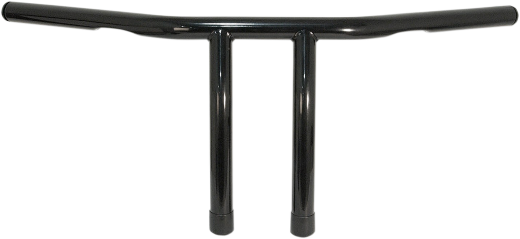 EMGO 1" T-Bar Handlebar - 8" - Dimpled - Black 07-93422B — image 1