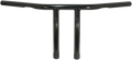 EMGO 1" T-Bar Handlebar - 8" - Dimpled - Black 07-93422B — image 1