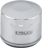 EMGO Oil Filter - Chrome - Harley-Davidson 10-07800 — image 1