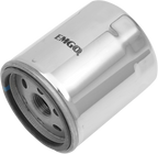EMGO Oil Filter - Silver/Orange - Harley-Davidson 10-28310 — image 2