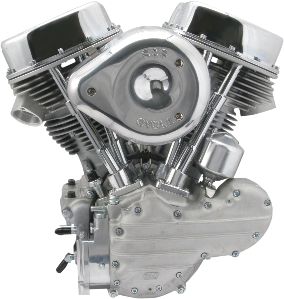 S&S CYCLE P-93 Complete Engine - Natural/Silver - Custom Chassis 106-0821 — image 1