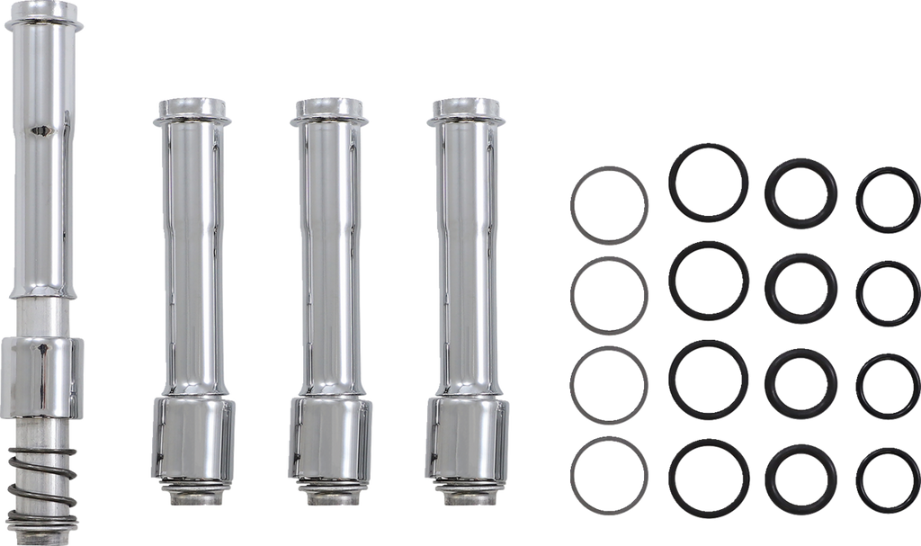 S&S CYCLE Pushrod Cover Kit - Chrome - Twin Cam | M8 106-1340 — image 1
