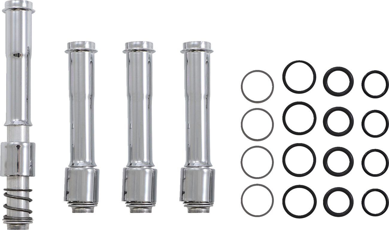 S&S CYCLE Pushrod Cover Kit - Chrome - Twin Cam | M8 106-1340 — image 1