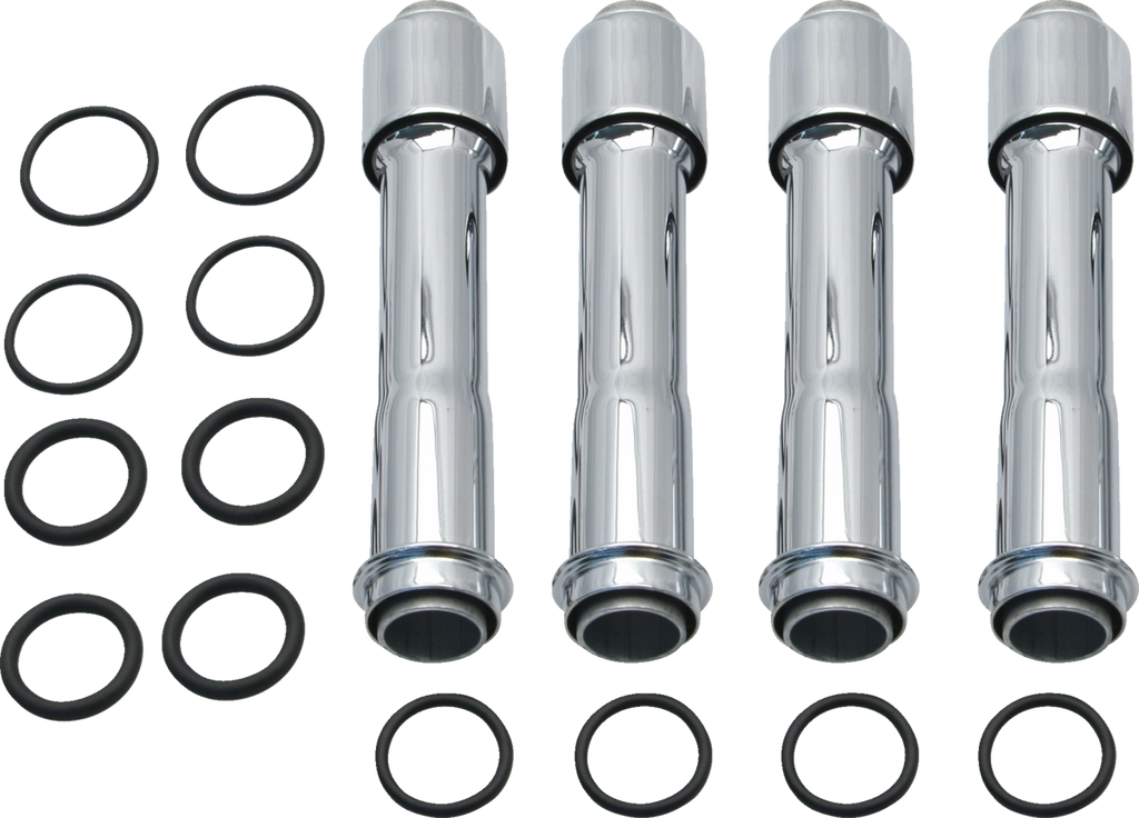 S&S CYCLE Pushrod Cover Kit - Chrome - Twin Cam | M8 106-1340 — image 2