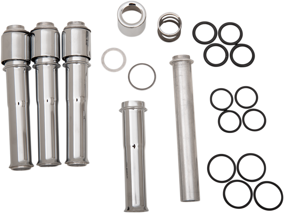 S&S CYCLE Pushrod Cover Kit - Chrome - Twin Cam | M8 106-1340 — image 3